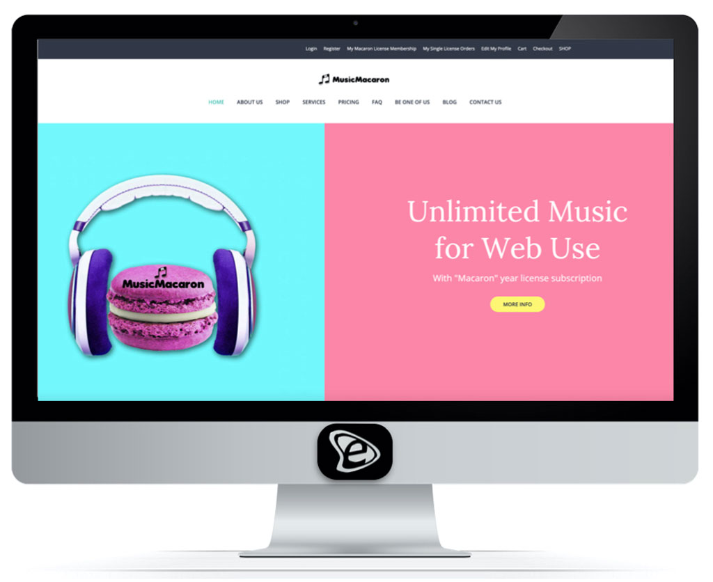 Music Macaron E-commerce - E-Marketing Clusters